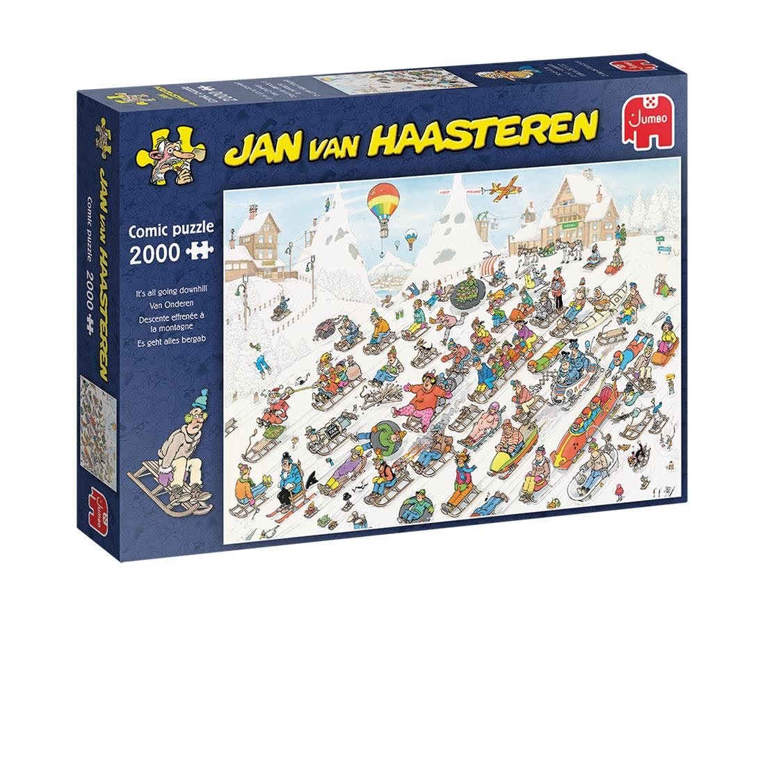 Jan Van Haasteren Its All Going Downhill (2000) - Puzzle