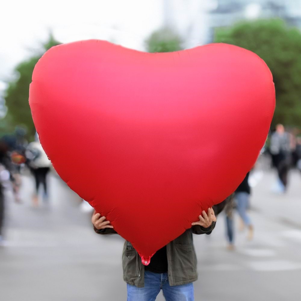 Mikamax Xxl Heart Foil Balloon - Gadget 05131