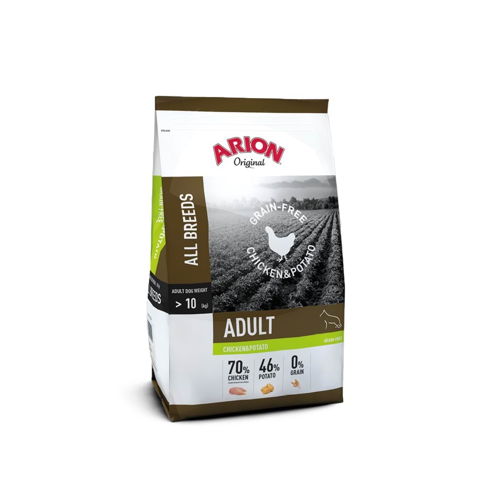 Arion - Dog Food - Grain-free - Chicken & Potato - 12 Kg - Hunde