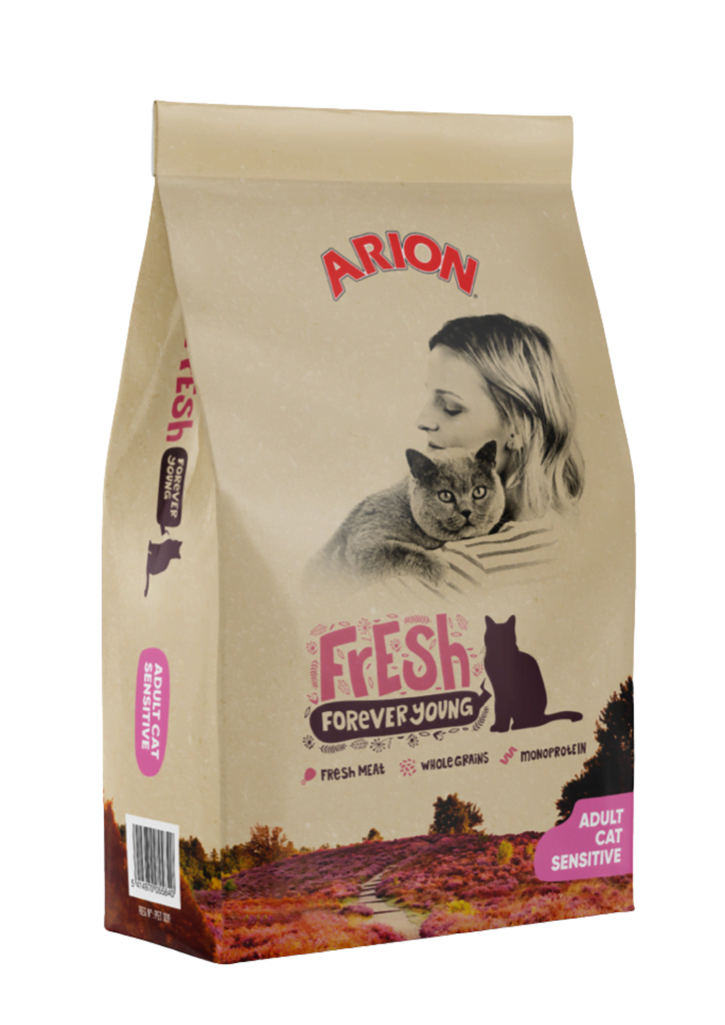 Arion Fresh Adult Cat Sensitive Dry Cat Food 12kg - Katzen 105585