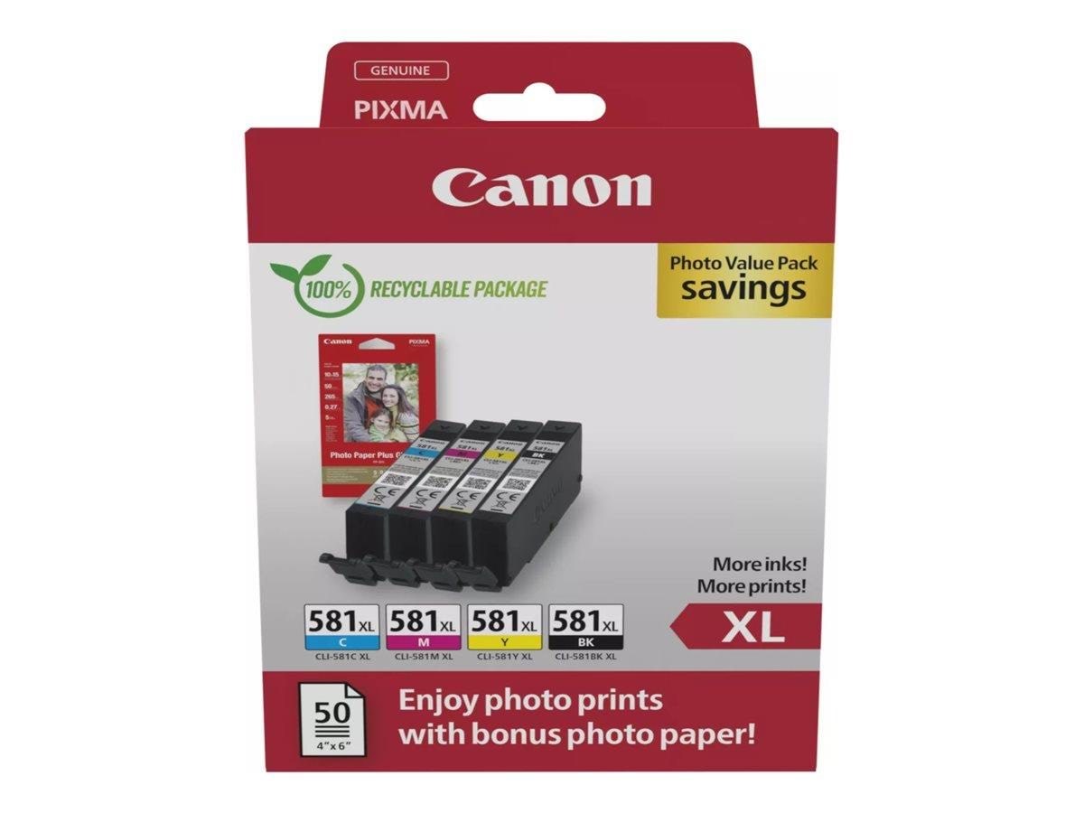 Canon Cli-581xl / 2052c006 High Valuepac - Papier Fotopapier Und Etiketten