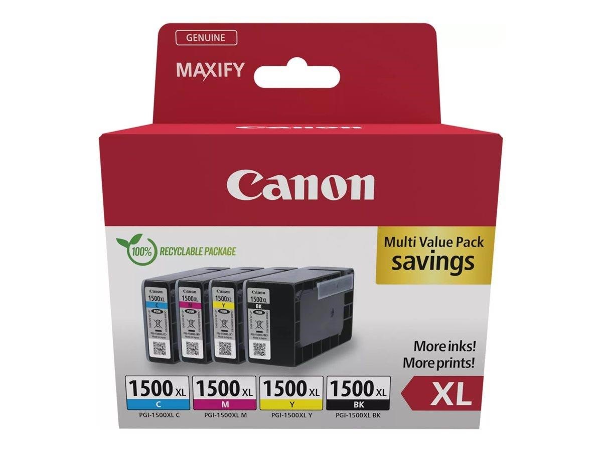 Canon Pgi-1500xl / 9182b010 C/m/y/bk Hig - Druckerzubehoer Tinte Toner Cyan