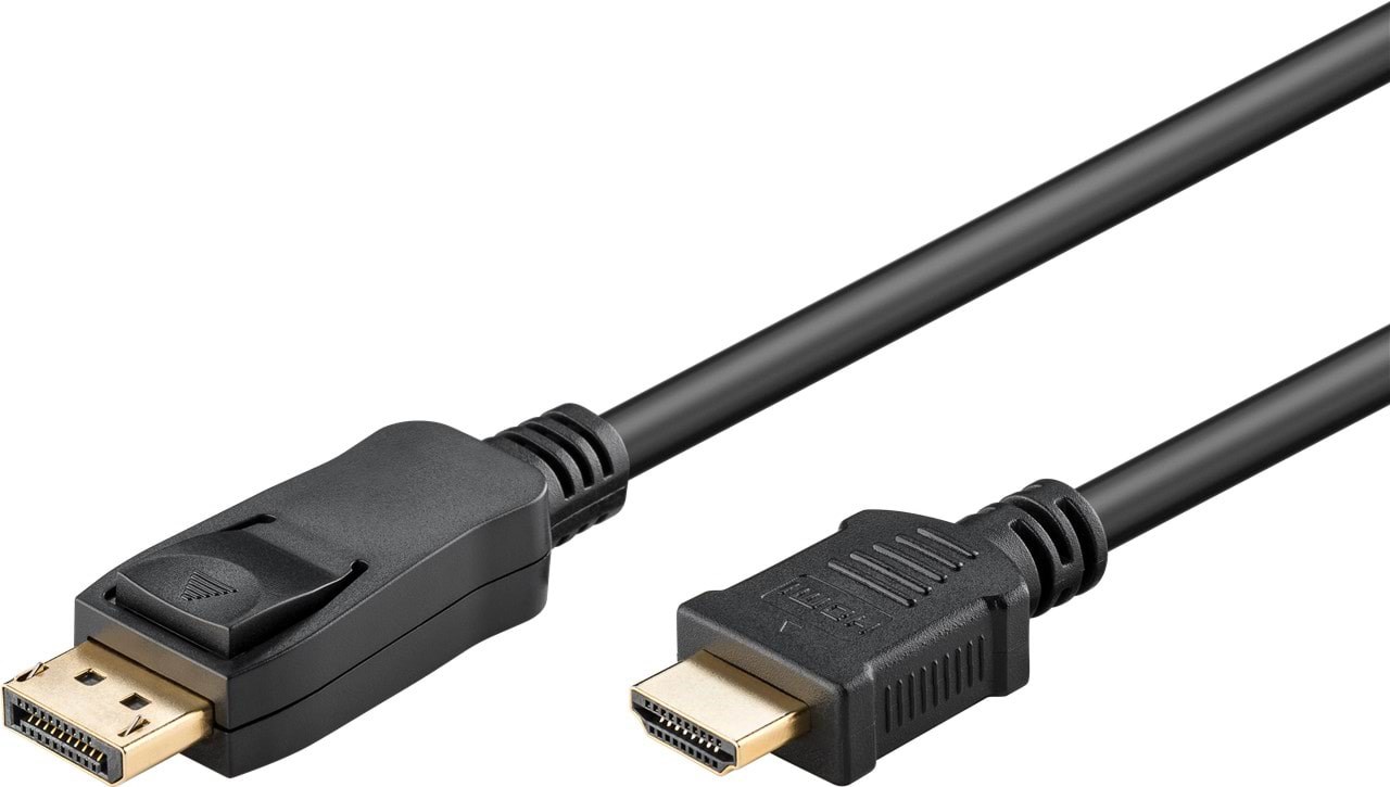 Pro Displayport 1.2 - Hdmi 2.0 - 1m - Schwarz - Display Kabel Dp12hdmi20-blk-1