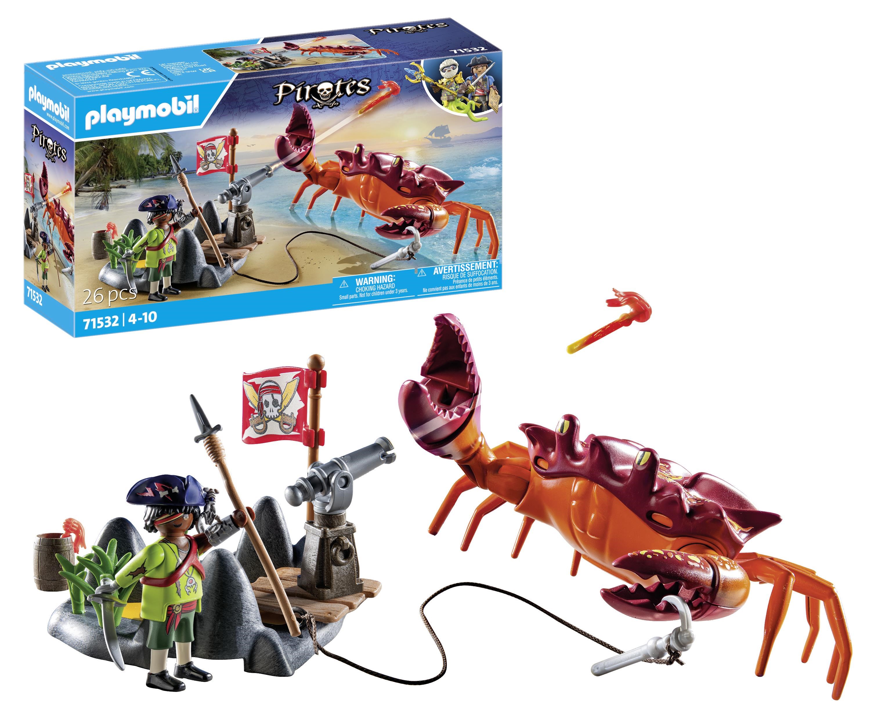 Playmobil Pirates - Kampf Mit Der Riesigen Krabbe 71532