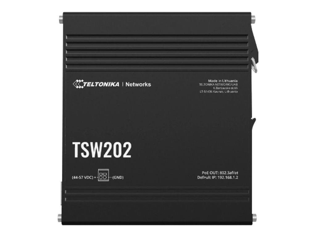 Teltonika Tsw202 8-port Managed Poe+ Switch (8-port Poe+ / 2 x Sfp) - Switches Tsw202000000