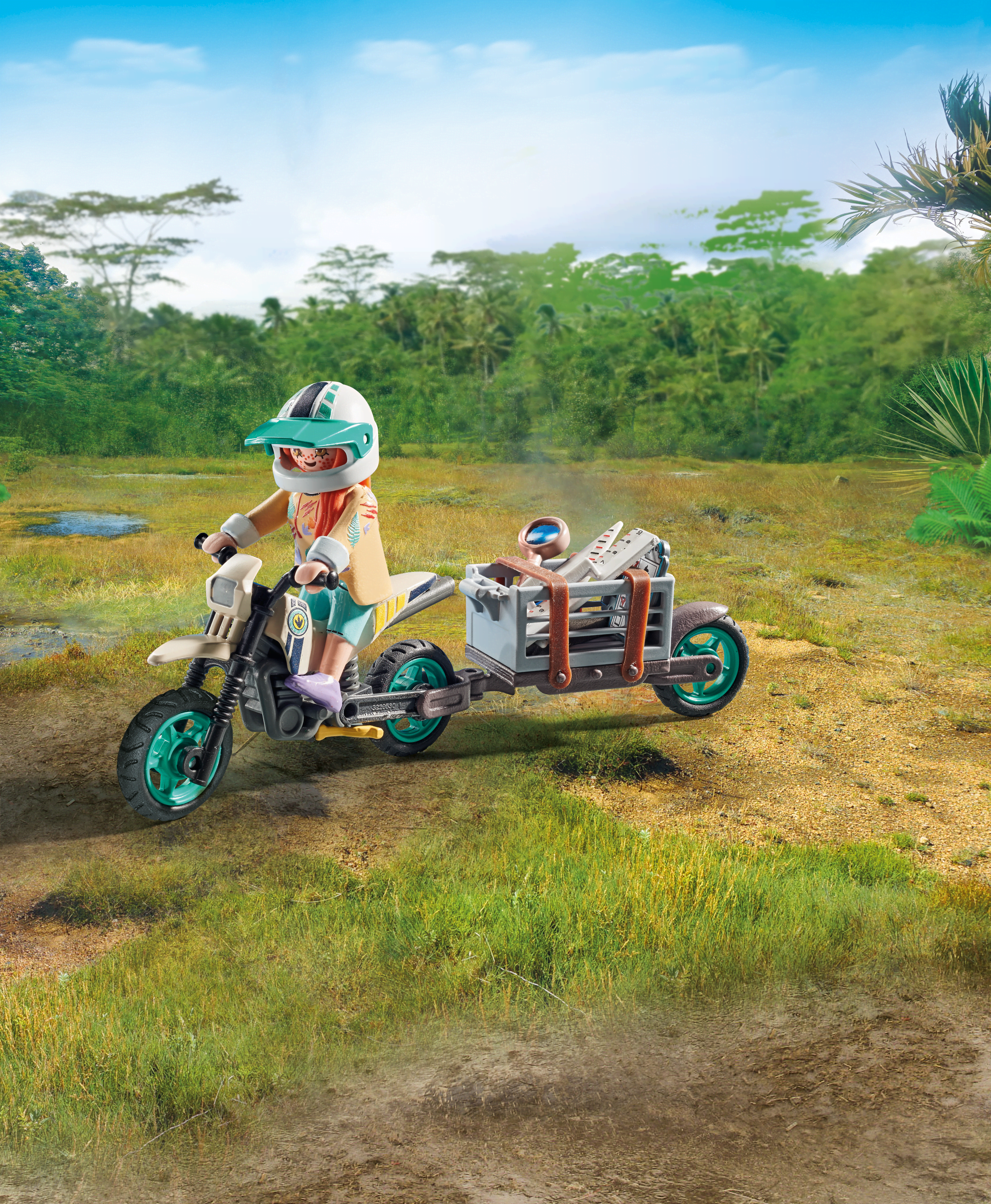 Playmobil Dinos - T-rex Spur Und Tracker