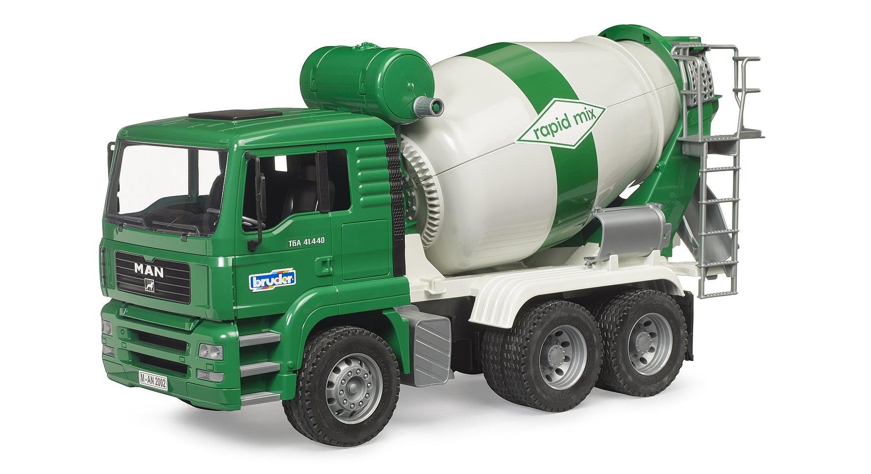 Bruder Man Tga Cement Mixer Truck Rapid Mix - Spielzeugauto 02739