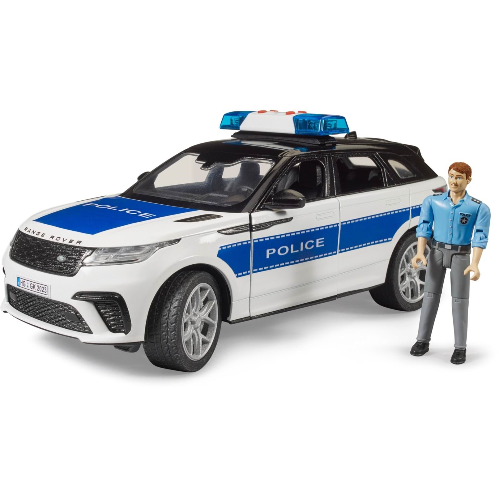 Bruder Range Rover Velar Police Vehicle With Policeman - Spielzeugauto