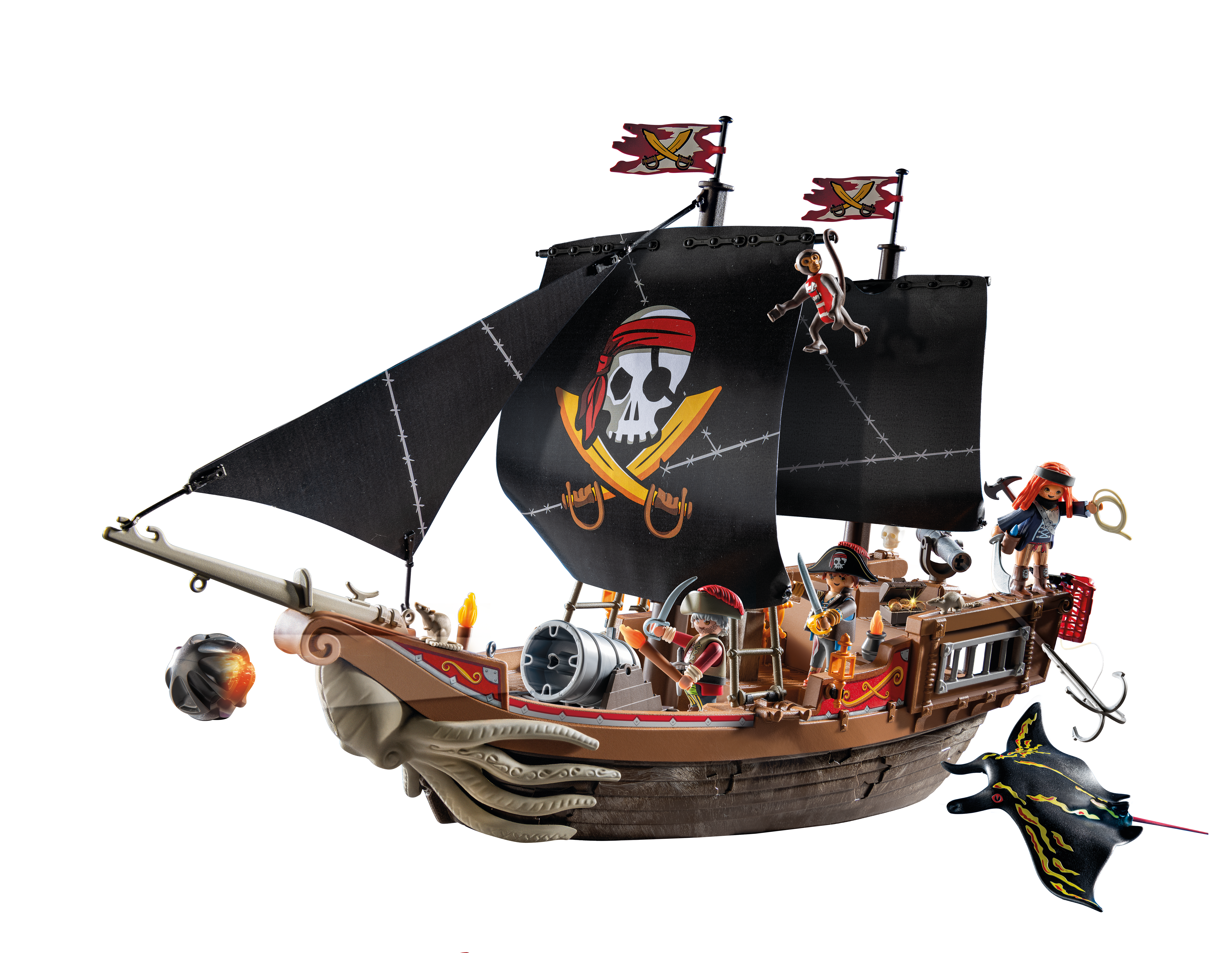 Playmobil Pirates - Großes Piratenschiff