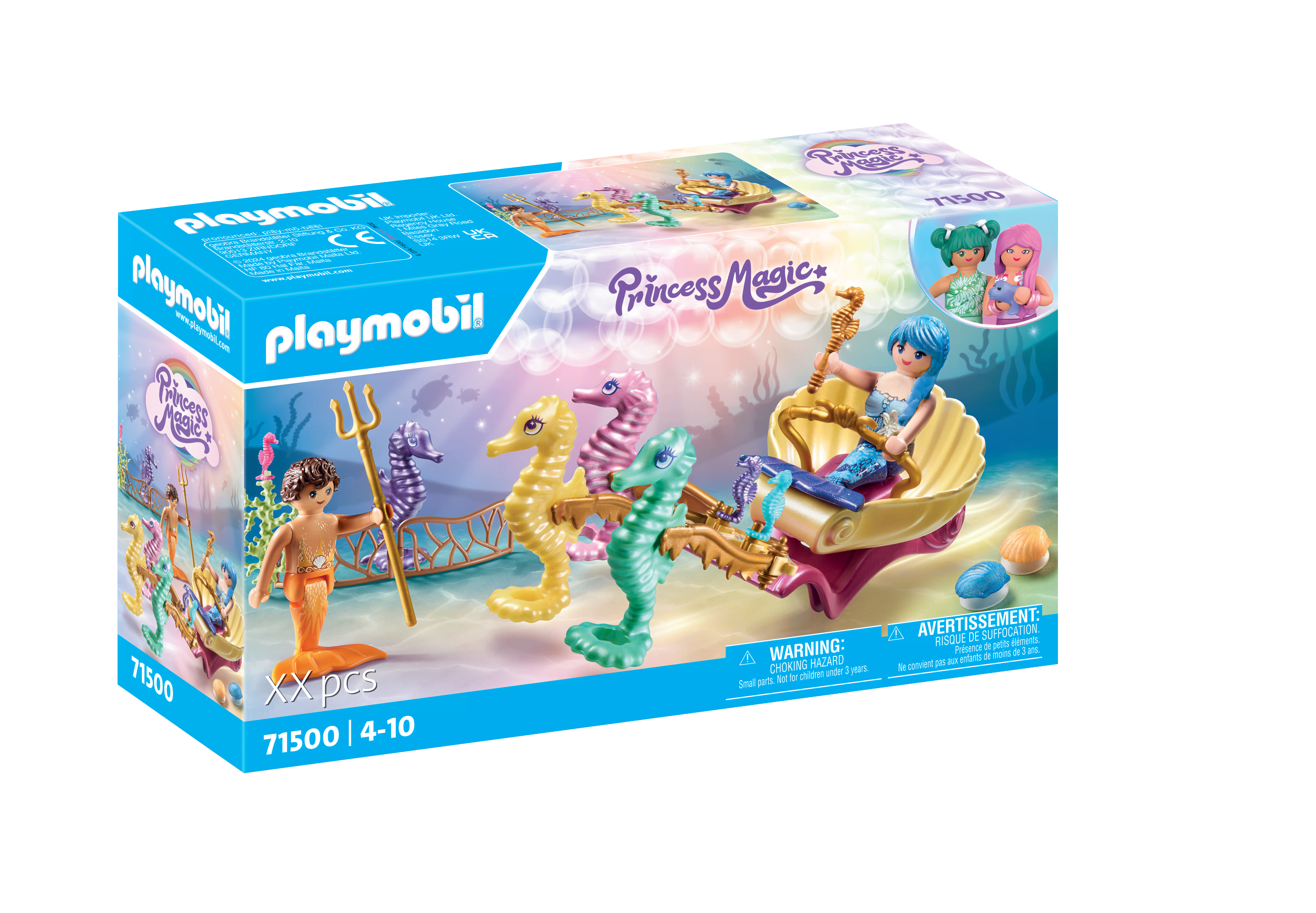 Playmobil Fantasie & Magie - Meerjungfrau-seepferdchen-kutsche 71500