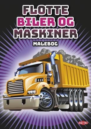 Tactic Flotte Biler og Maskiner Malebog - Kreativ Spiele