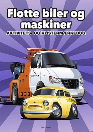 Tactic Flotte Biler og Maskiner Aktivitets- og Klistermærkebog - Kreativ Spiele 52641