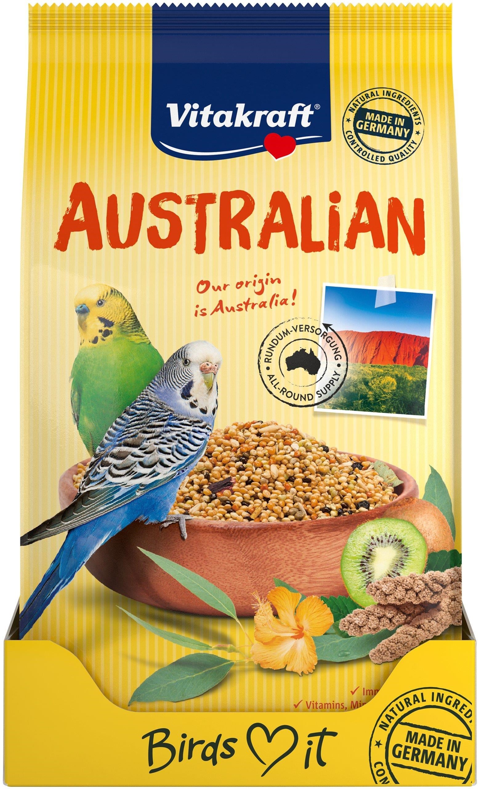 Vitakraft - Bird Food Australian For Budgies 800 gr - Essen Snacks Vitamine 16990