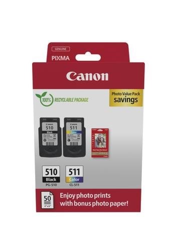 Canon Pg-510/cl-511 / 2970b017 Value Pack - Papier Fotopapier Und Etiketten