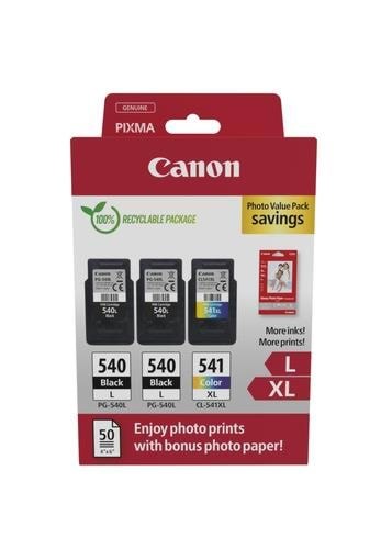 Canon Pg-540lx2/cl-541xl / 5224b015 Value Pack - Papier Fotopapier Und Etiketten