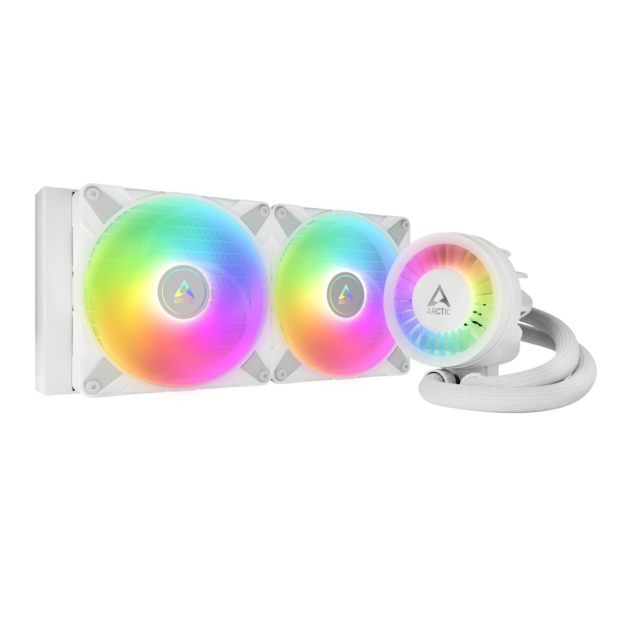 Arctic Liquid Freezer Iii 280 A-rgb - White - Cpu-wasserkühlung - Max 23 Dba - Cpu Kuehler Weiß Acfre00151a