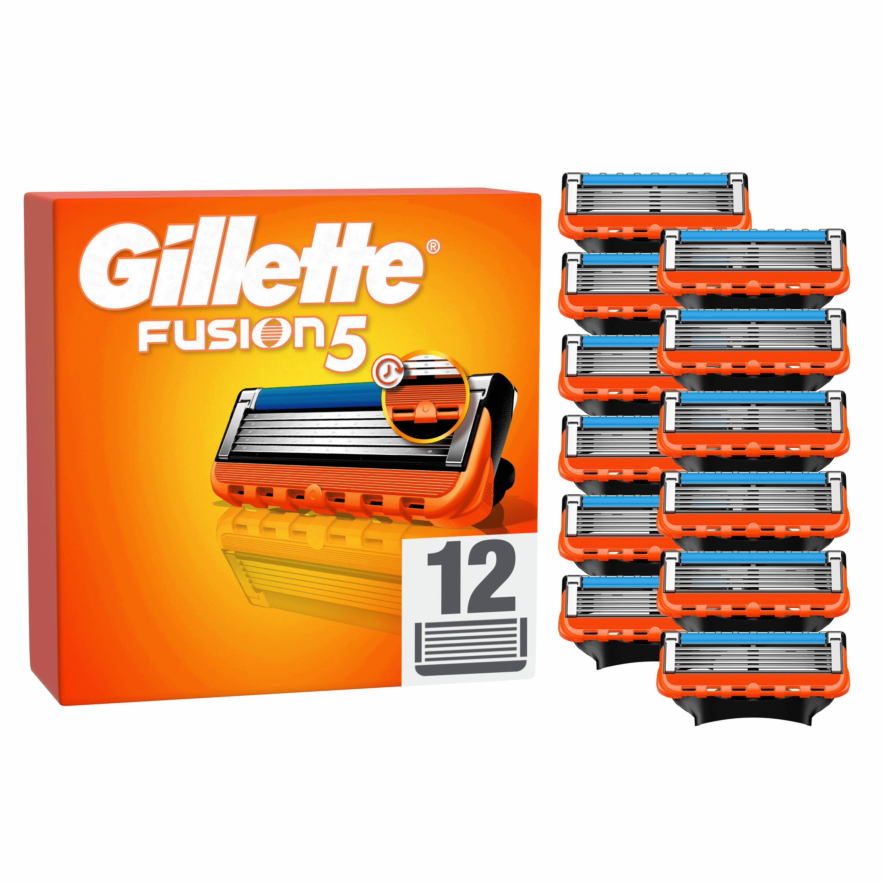 Gillette Fusion Manual Razor Blades (12-pack) - Rasierausstattung