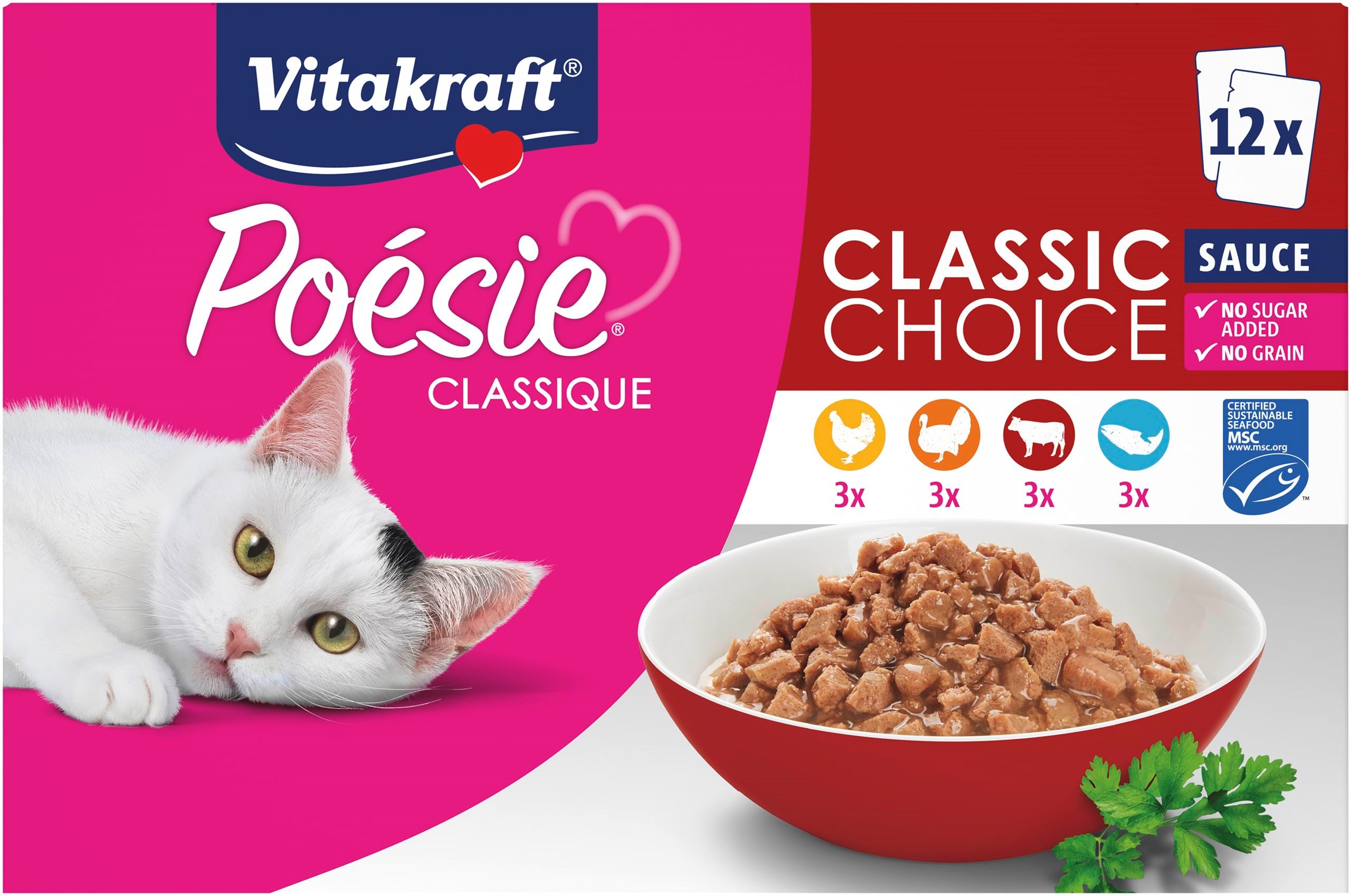 Vitakraft Poésie Classique Multipack Classic Choice - Katzen