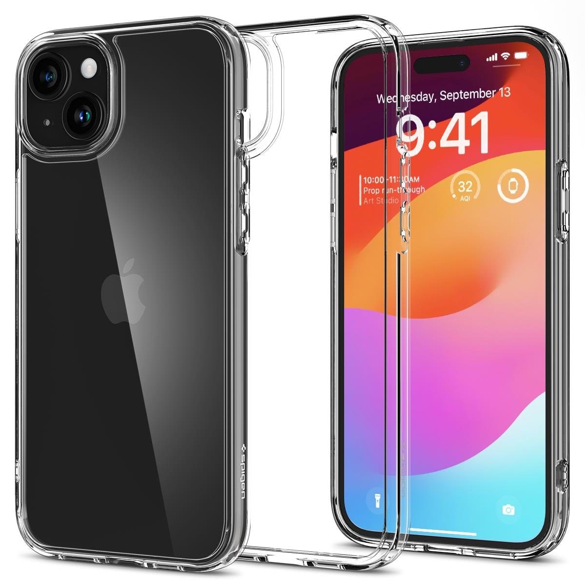 Spigen Ultra Hybrid - Crystal Clear - Iphone 15 - Handys Cover Cases