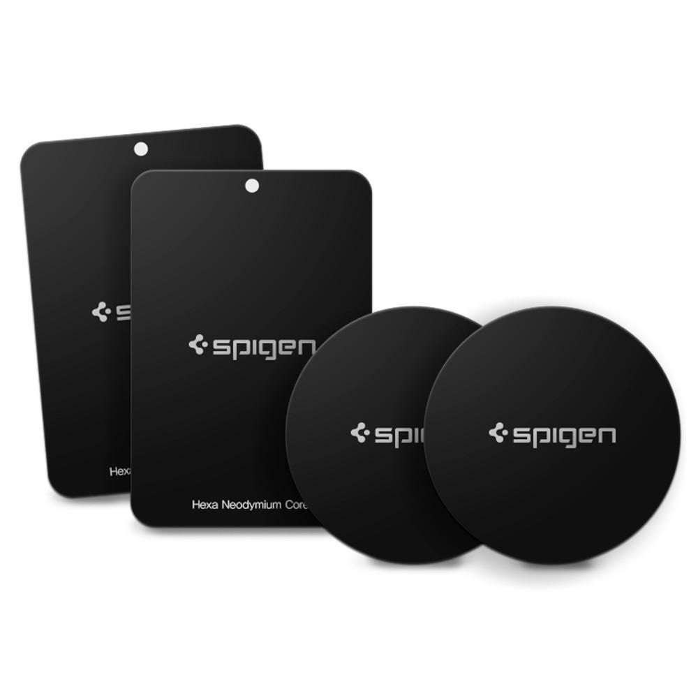 Spigen Kuel Mp-4p Car Mount Metal Plates - Black - Handys Anderes Zubehoer