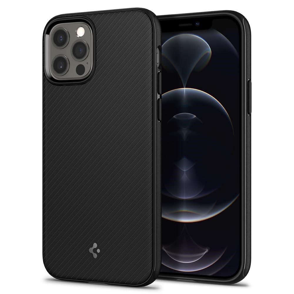 Spigen Mag Armor Magsafe - Black - Iphone 12/pro - Handys Cover Cases