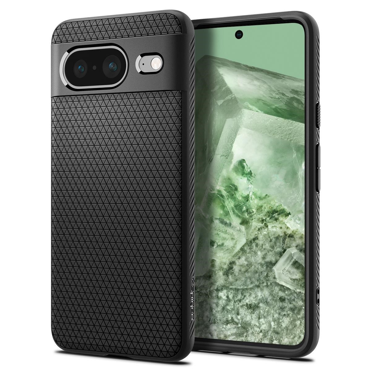 Spigen Liquid Air - Matte Black - Google Pixel 8 - Handys Cover Cases Acs06274