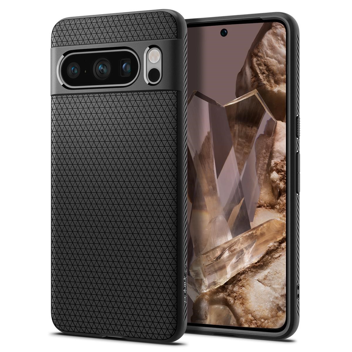 Spigen Liquid Air - Matte Black - Google Pixel 8 Pro - Handys Cover Cases