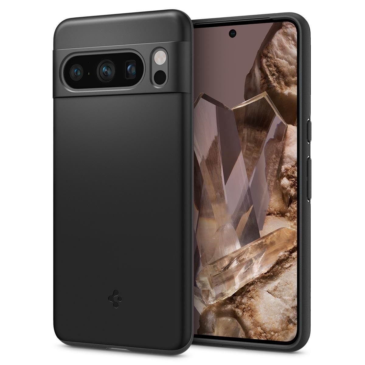 Spigen Thin Fit - Black - Google Pixel 8 Pro - Handys Cover Cases Acs06325
