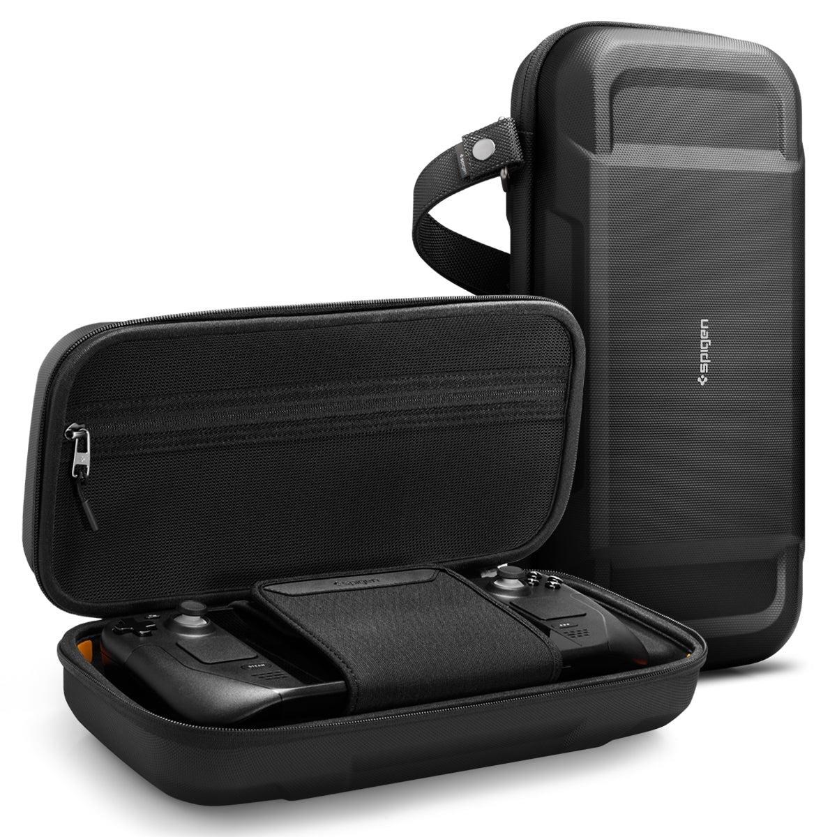 Spigen Rugged Armor Pro Pouch - Black - Steam Deck - Gaming Zubehoer