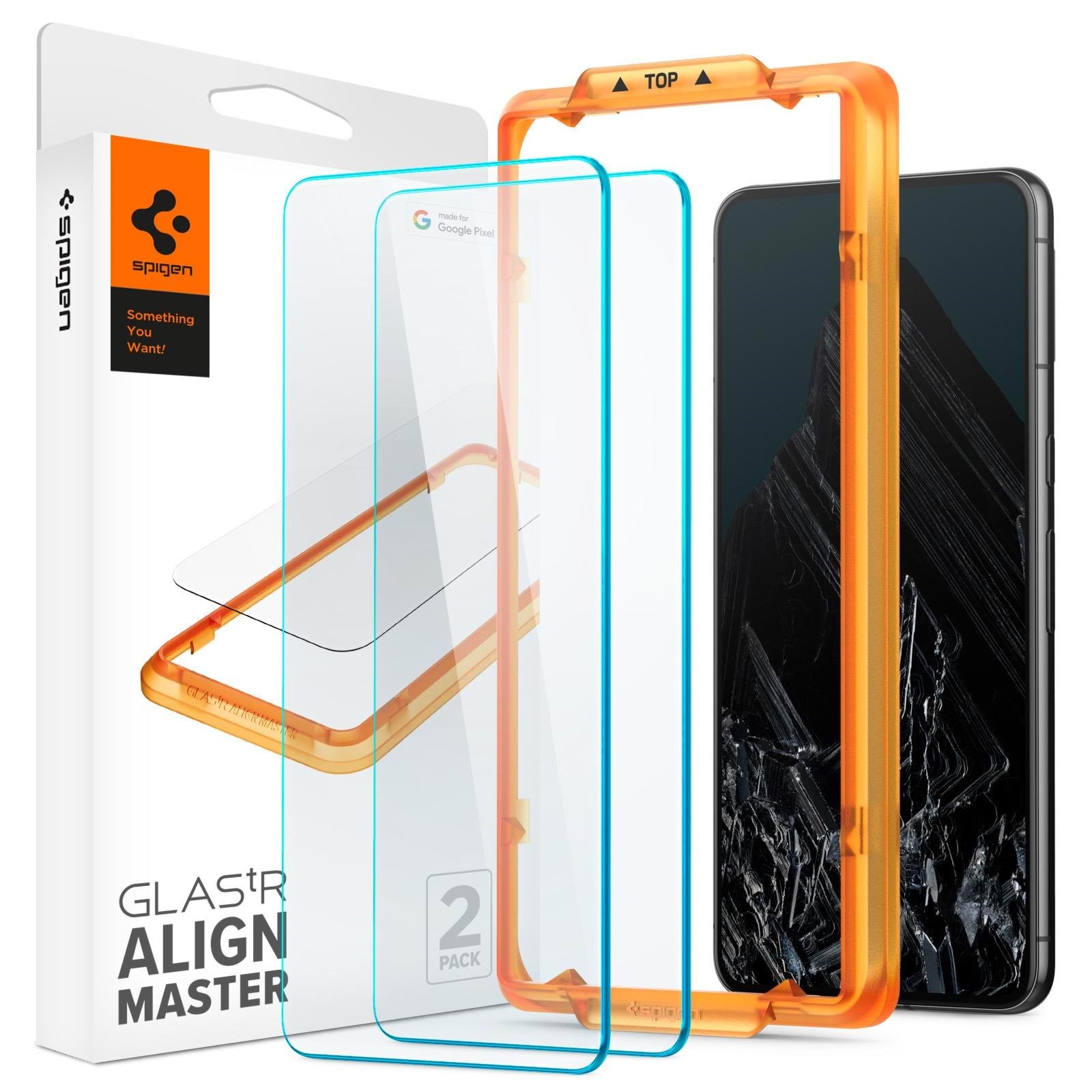 Spigen Glass tR Alignmaster 2 Pack - Google Pixel 8 Pro - Handys Schutzfolie