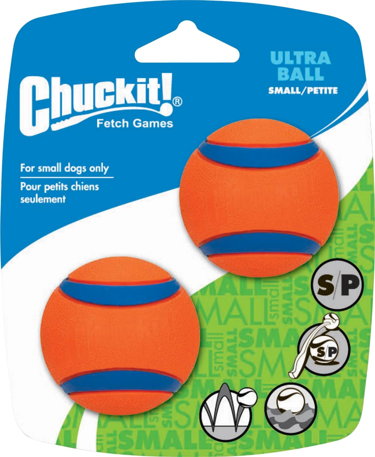 Chuckit Ultra Ball Small 5cm (2-pack) - Hunde Chuc17020