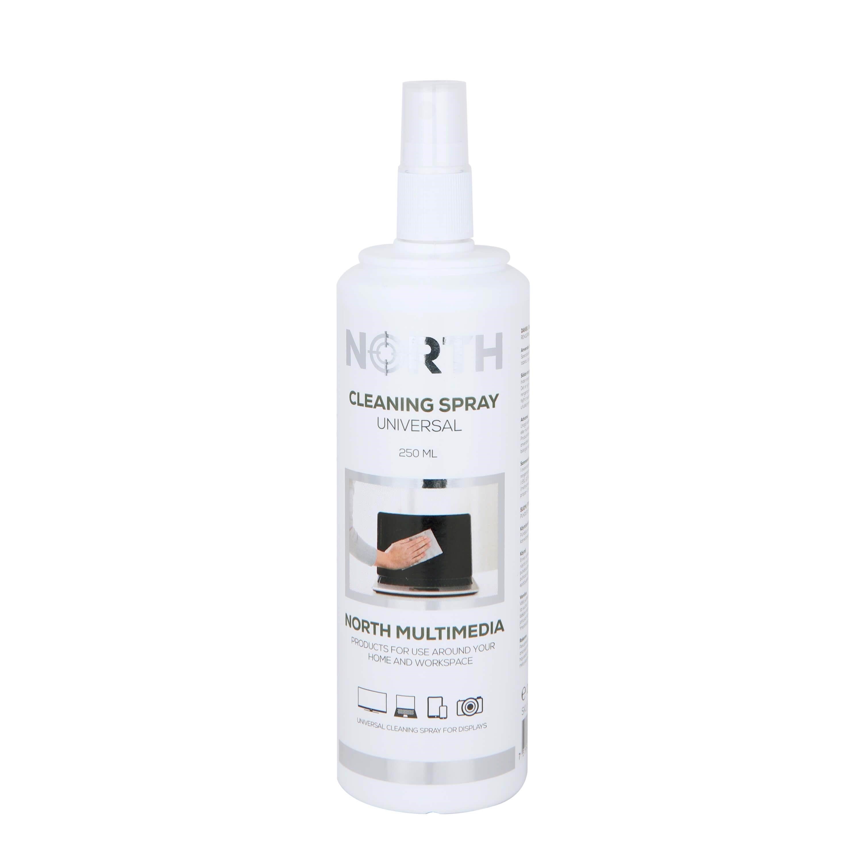 North Cleaning Kit Universal Cleaning Spray And Microfiber Cloth - Reinigung Pl00025