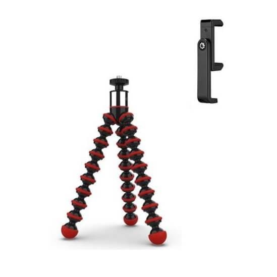 Joby Tripod Kit Smartphone Gorillapod Go 500 + Griptight 360 Red - Tripods Stative Jb01863-0ww