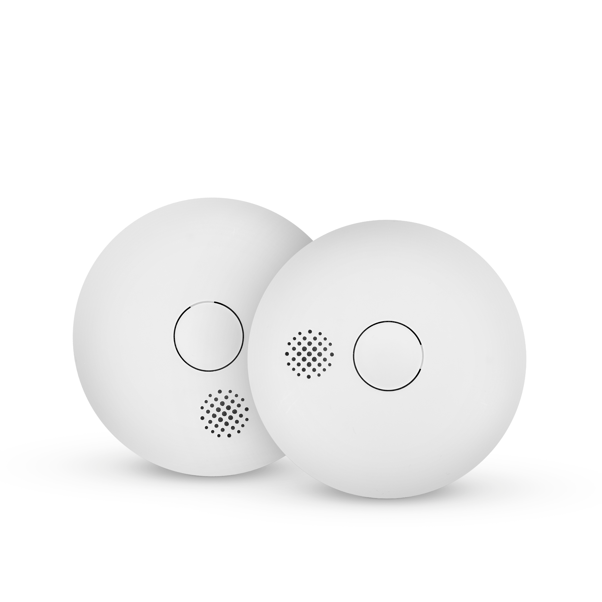 Housegard Luma Smart Wireless Series-connected Smoke Alarm Incl. 10-year Battery 2-pack, White - Sicherheit