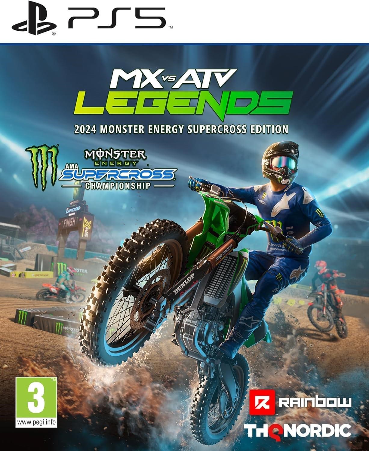 MX vs Atv Legends - 2024 (Monster Energy Supercross Edition) - Sony Playstation 5 - Rennspiel - Pegi 3 - Spiele