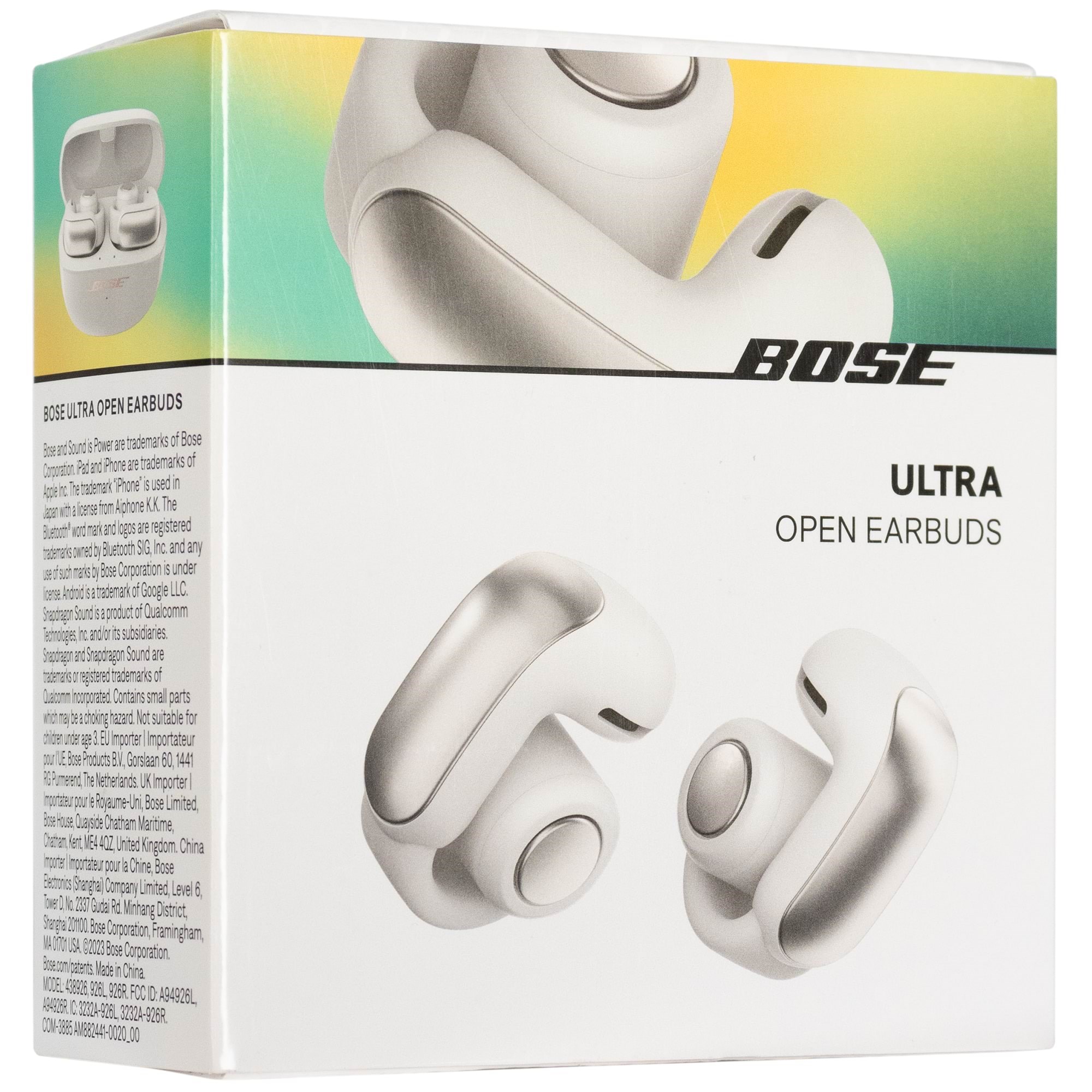 Kopfhörer - Bose Ultra Open Earbuds - White Smoke - Kopfhoerer/headsets Weiß 881046-0020
