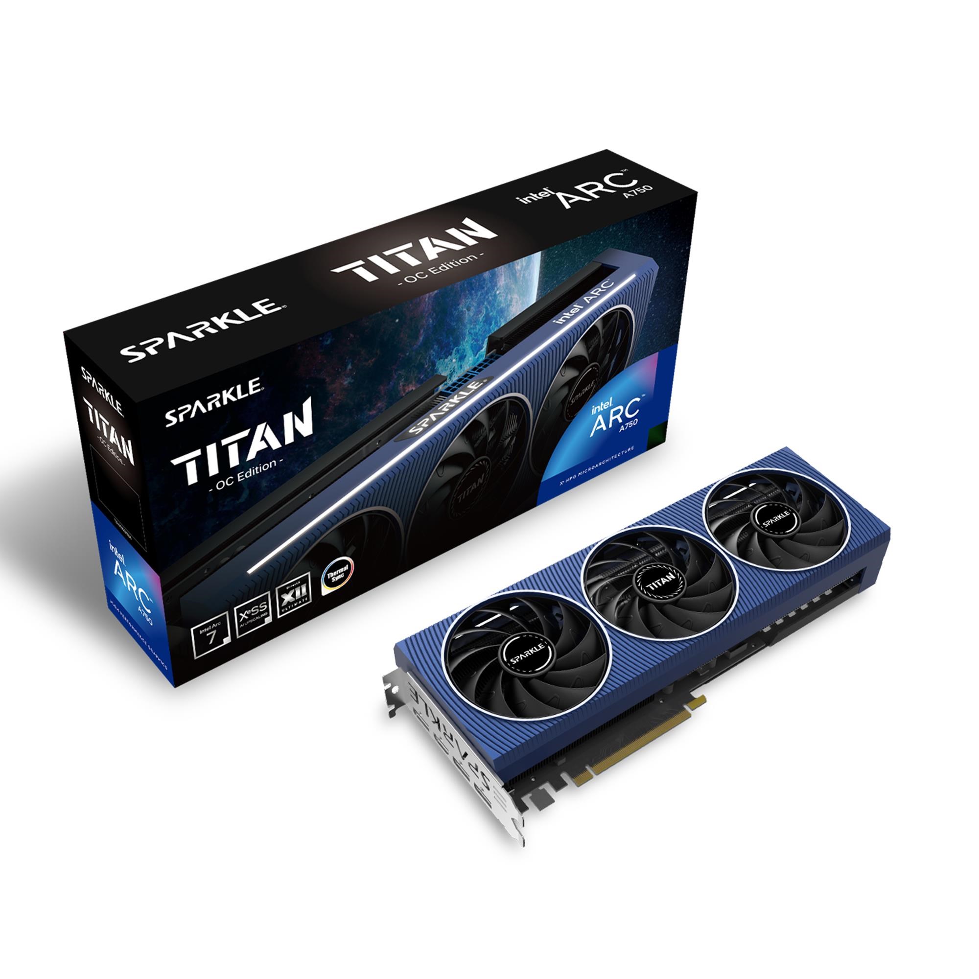 Sparkle Arc A750 Titan OC - 8gb Gddr6 Ram - Grafikkarte