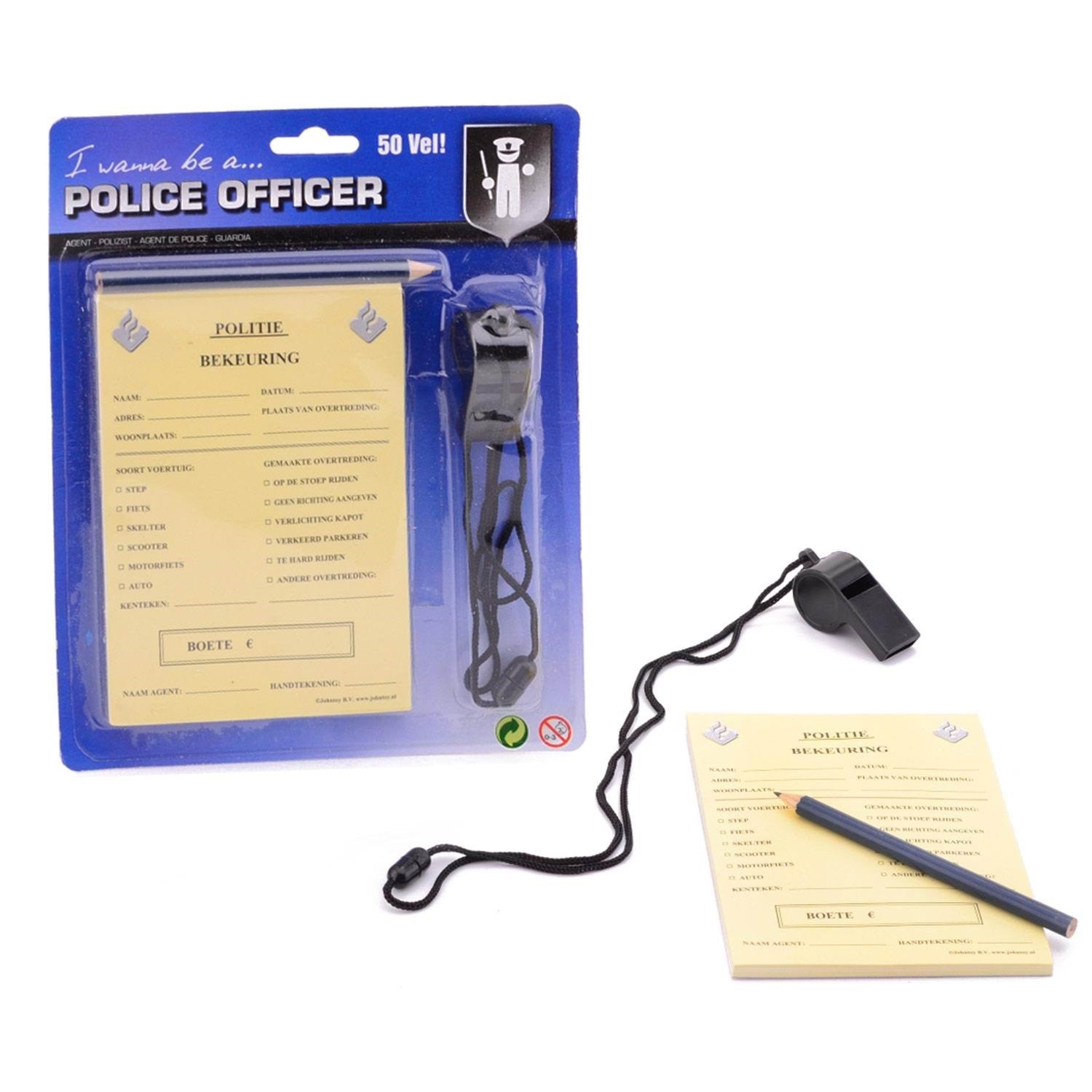 Johntoy Police Receipt Book - Rollenspiele