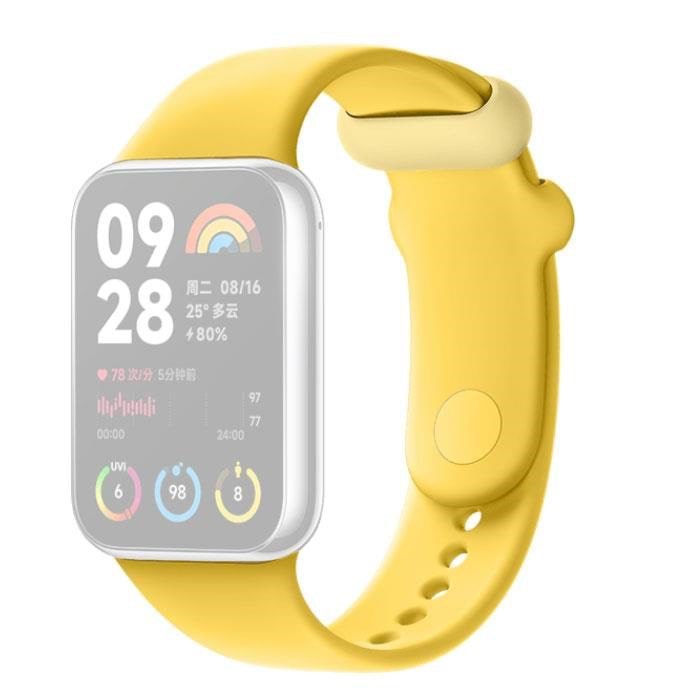 Xiaomi Smart Band 9 Pro/8 Pro Tpu Quick Release Strap - Lemon Yellow - Smartwatch Accessories Bhr8010gl