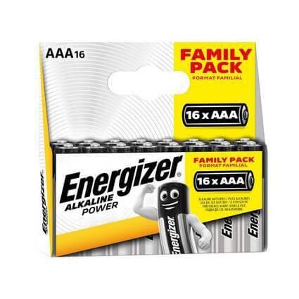 Energizer Batteri Aaa/lr03 Alkaline Power 16-pack - Batterien Und Akkus E303320000