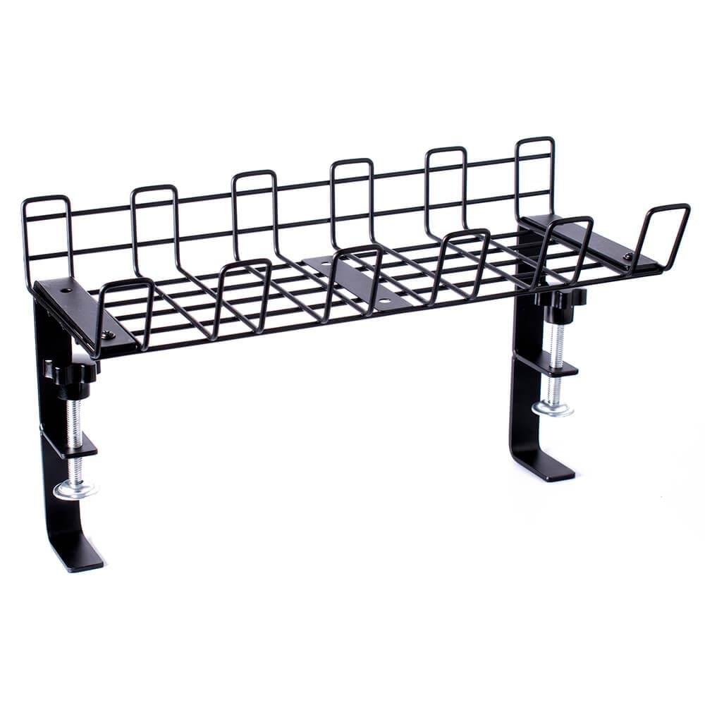 Desire2 Deskmate Cable Basket Clamp Mount Black - Kabelkanal Kabelschlauch Schwarz D2wcorg