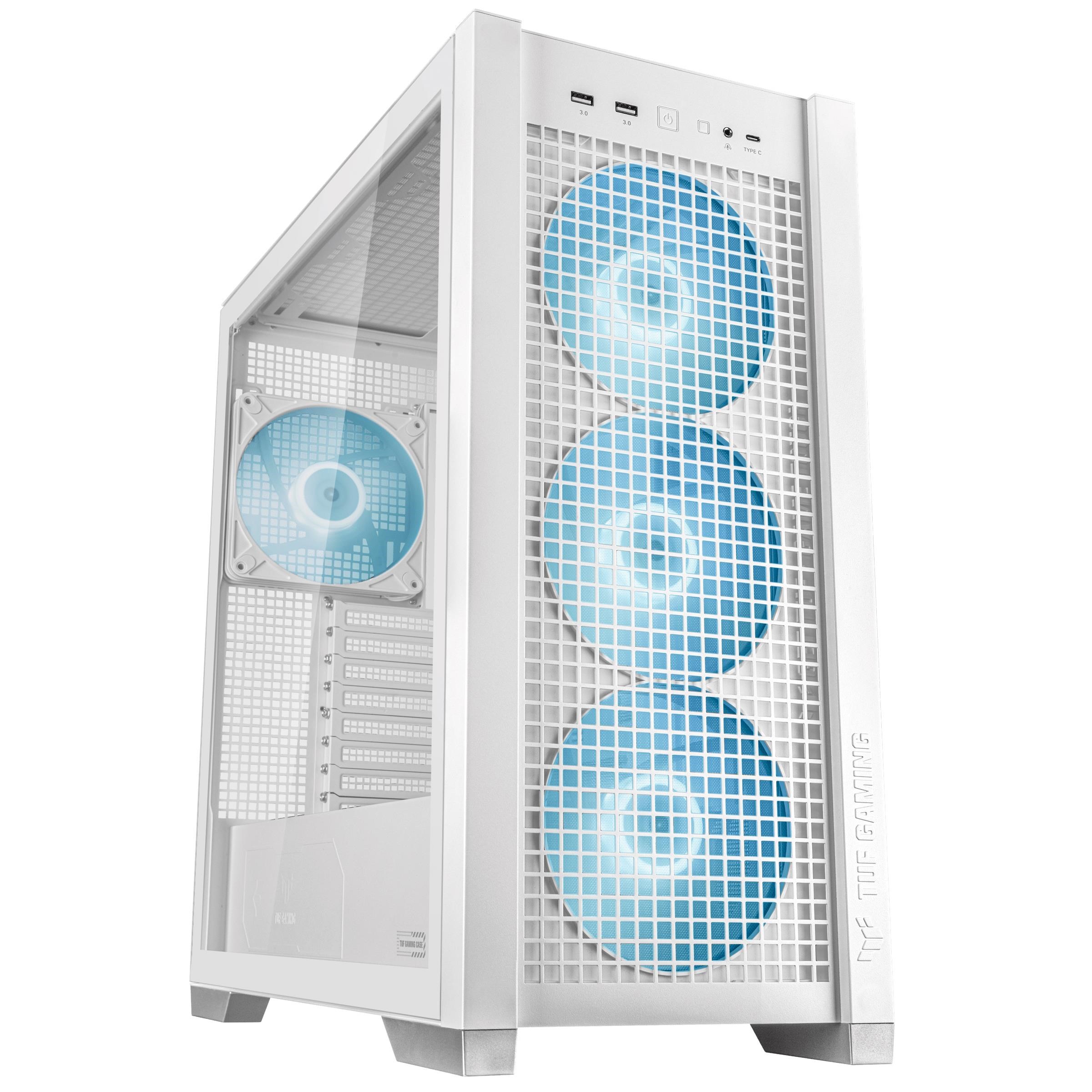 Asus Tuf Gaming Gt302 - Gehäuse - Tower - Weiß - Gehaeuse 90dc00i3-b19000