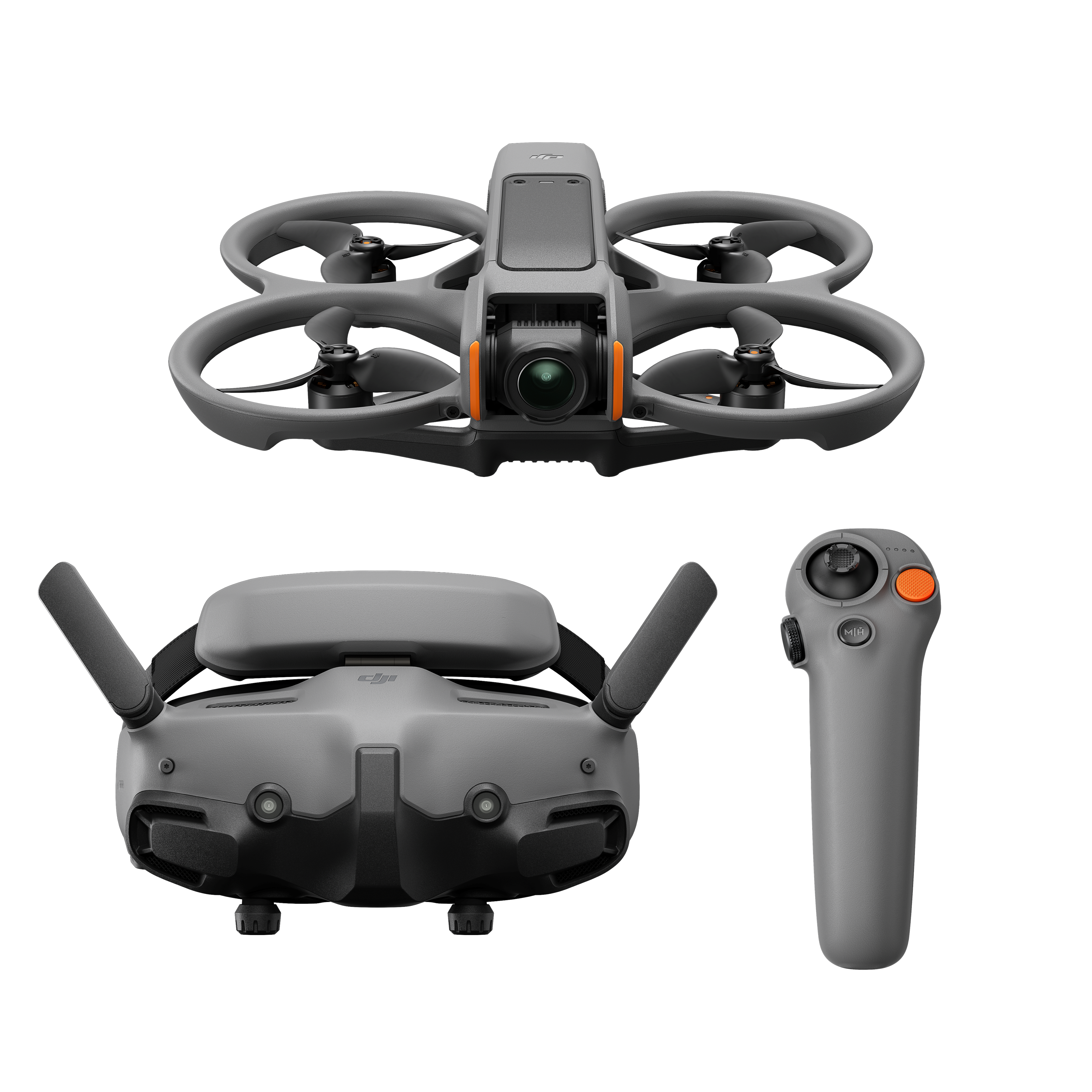 Dji - Avata 2 Fly More Combo + Goggles 3 & RC Motion 3 - 377 g - C1 - Drohnen
