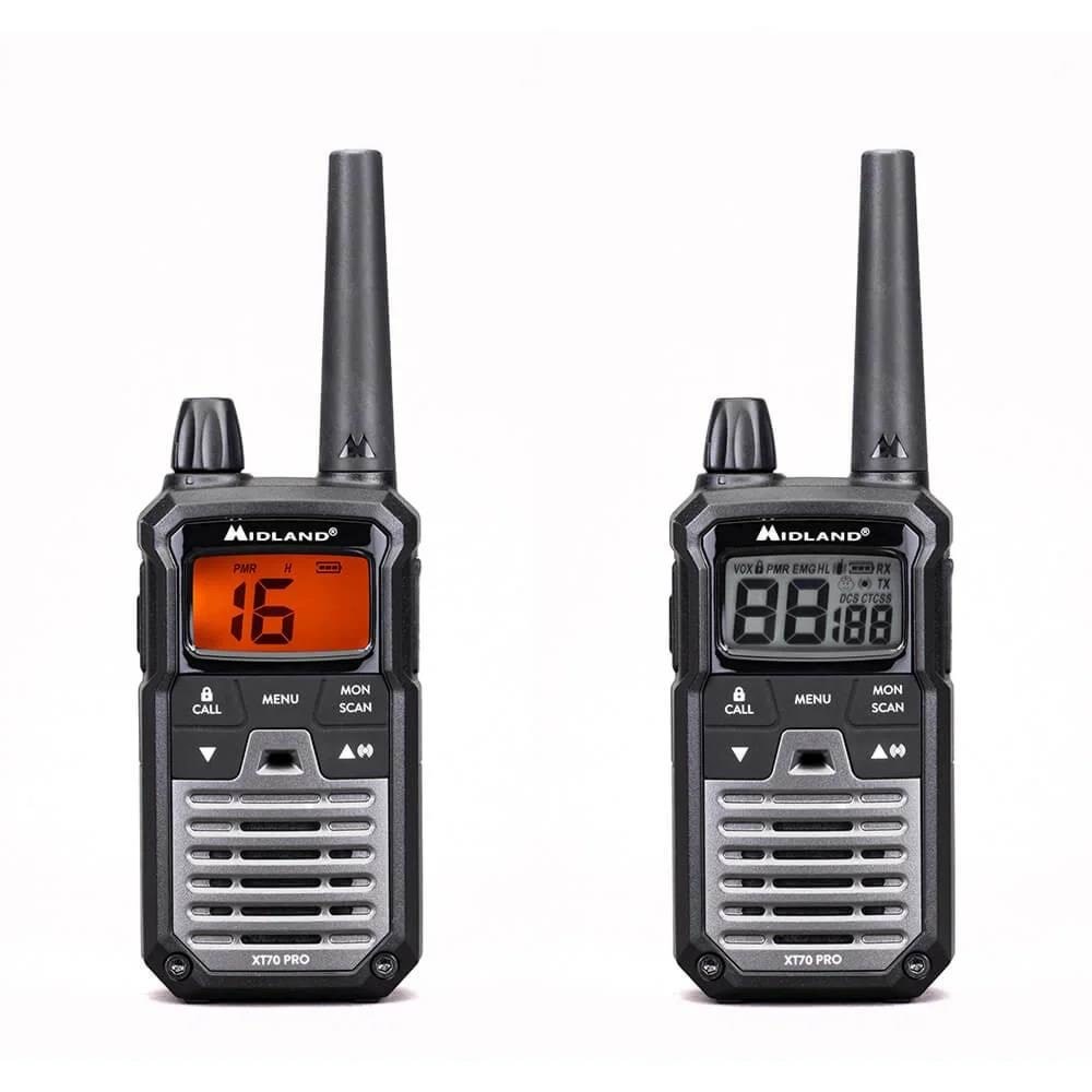 Midland Walkie Talkie Xt70 Pro Duo Black/dark Grey C1465