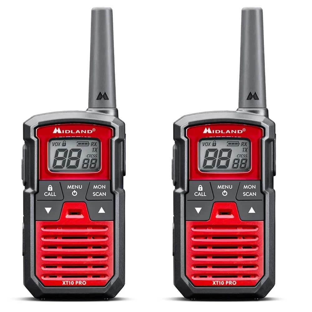 Midland Walkie Talkie Xt10 Pro Black/red C1459
