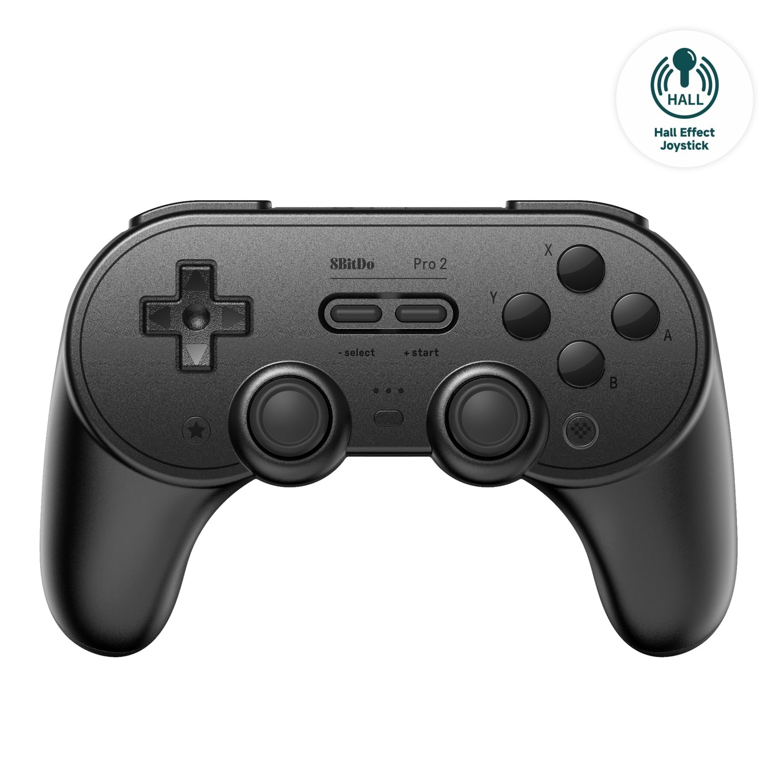 8bitdo Pro 2 (Hall Effect) - Schwarz - Wireless Controller - Android - Gaming Zubehoer