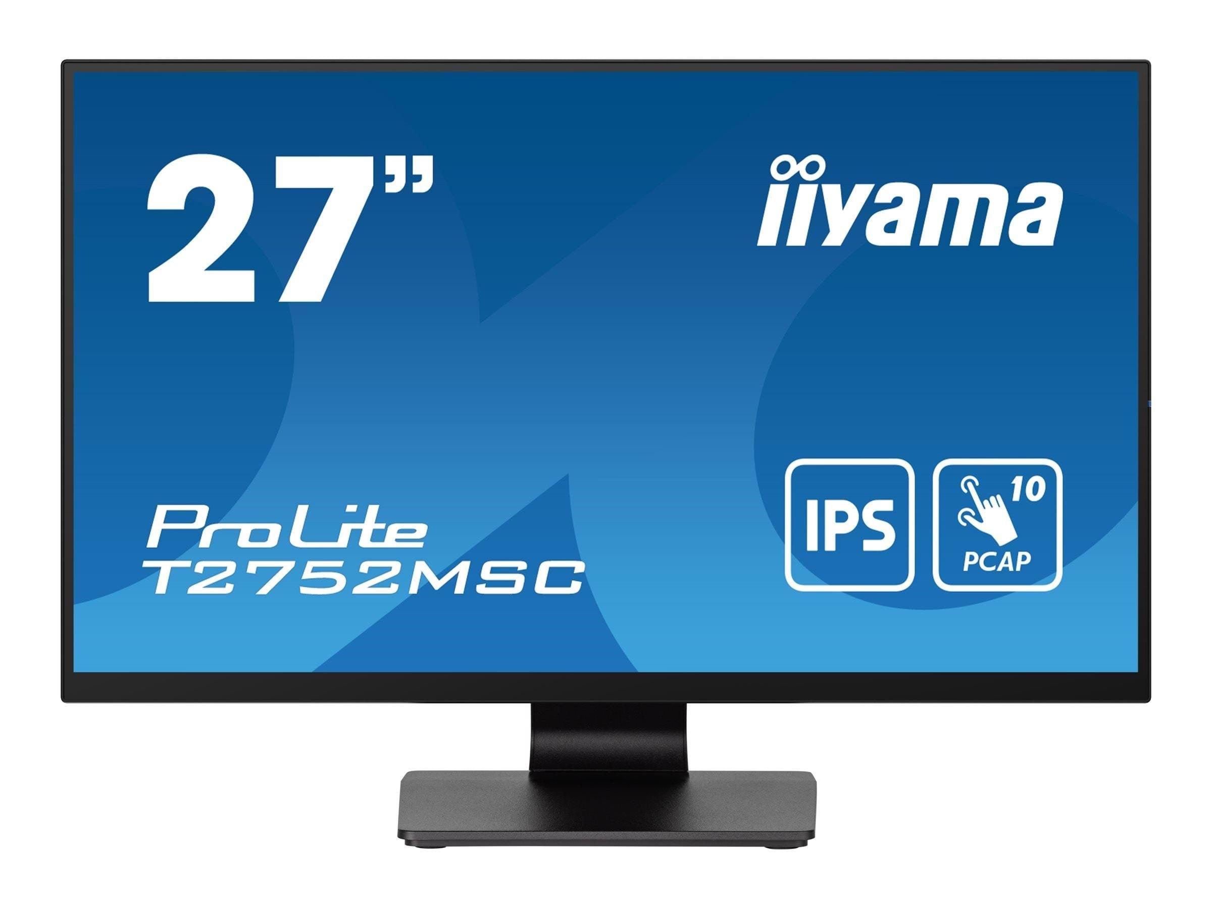27" Iiyama Prolite T2752msc-b1 - 1920x1080 (Fhd) - 60hz - Ips - Bildschirm Black