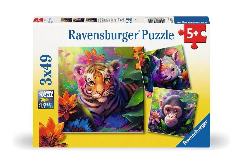 Ravensburger Jungle Babies 3x49p - Puzzle