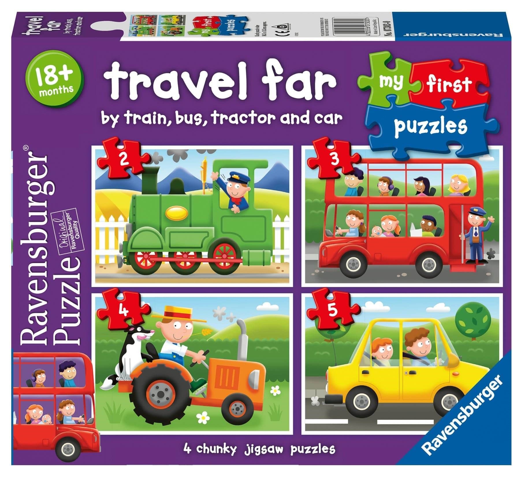 Ravensburger Travel Far my First Puzzle2/3/4/5p 10107303