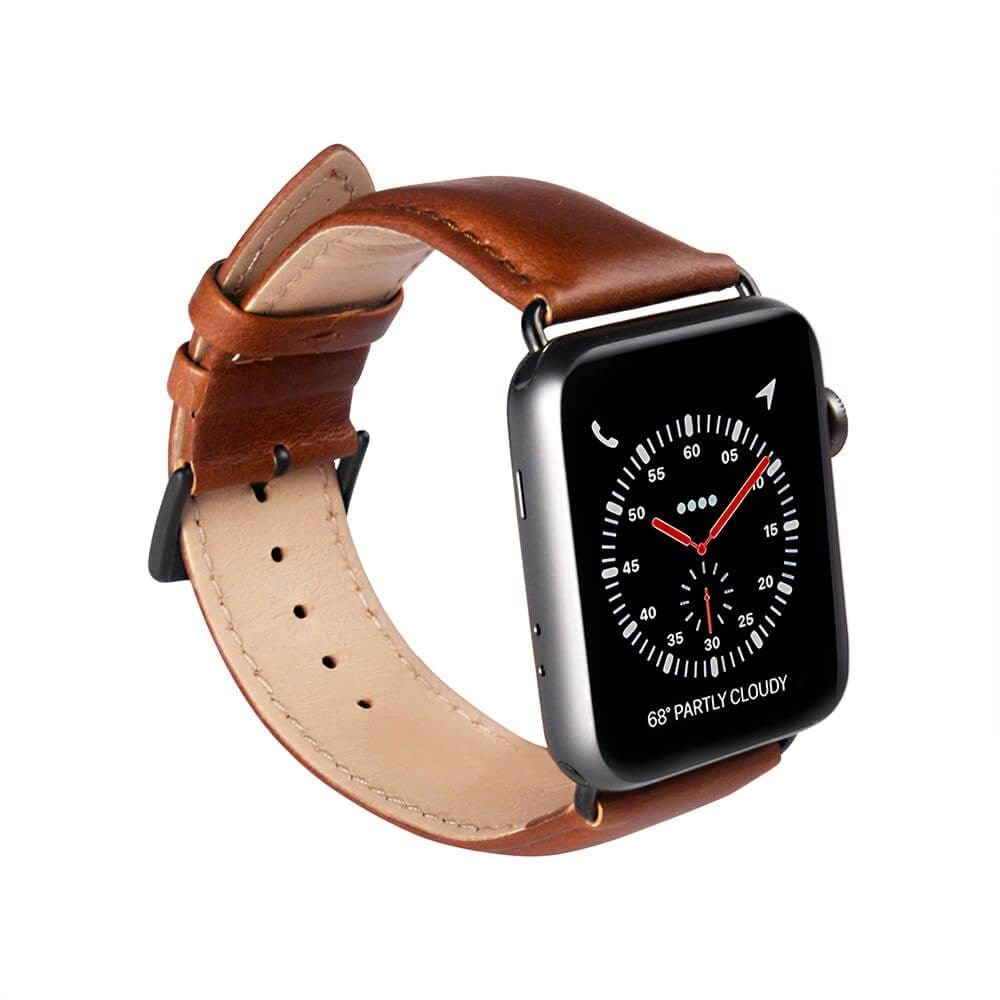 Buffalo Watch Band Brown Apple Watch 42/44/45mm - Smartwatch Accessories 590063